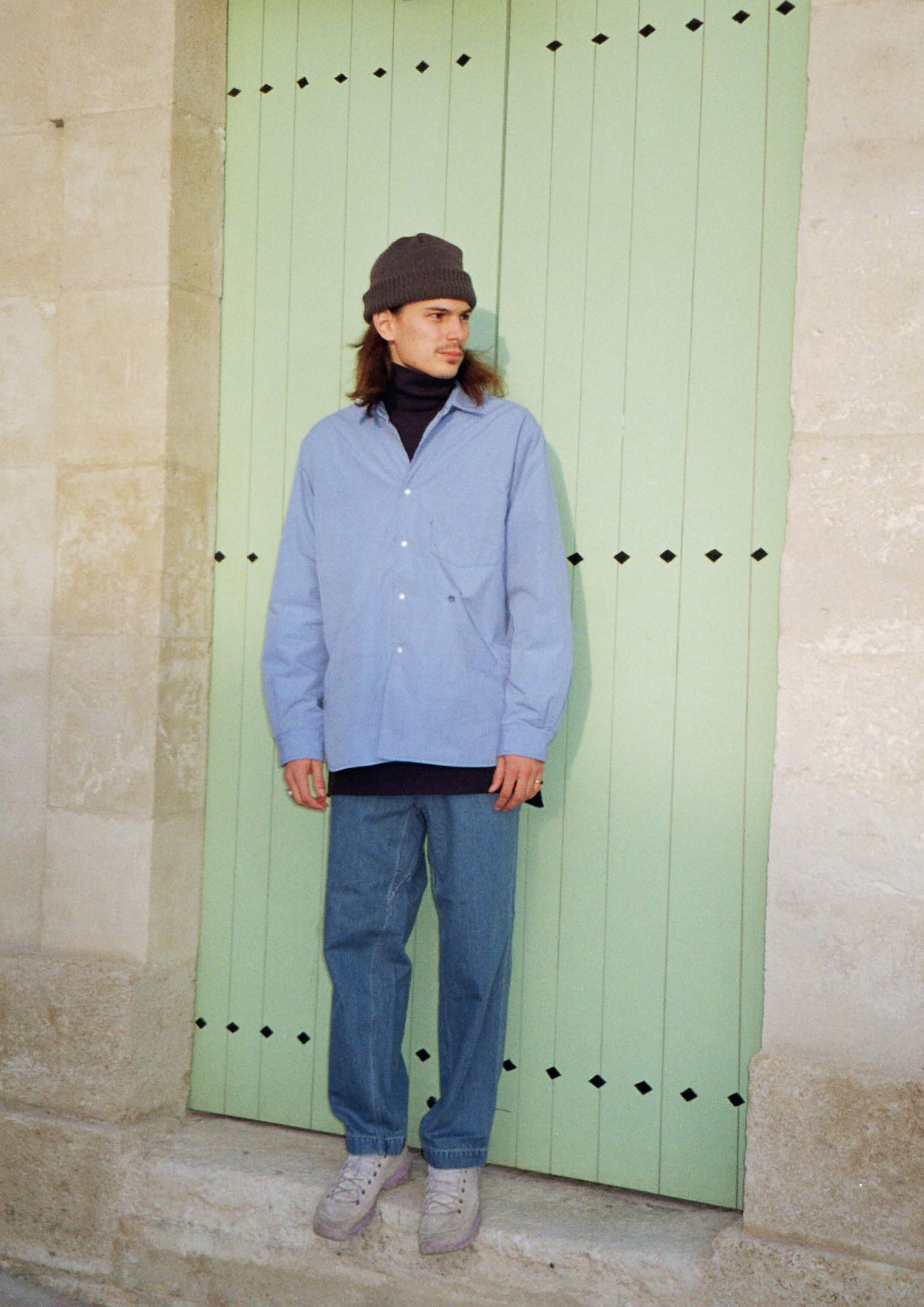 NANAMICA - WIDE DENIM PANTS INDIGO BLEACH – SOLAR MTP NANAMICA - WIDE DENIM PANTS INDIGO BLEACH – SOLAR MTP