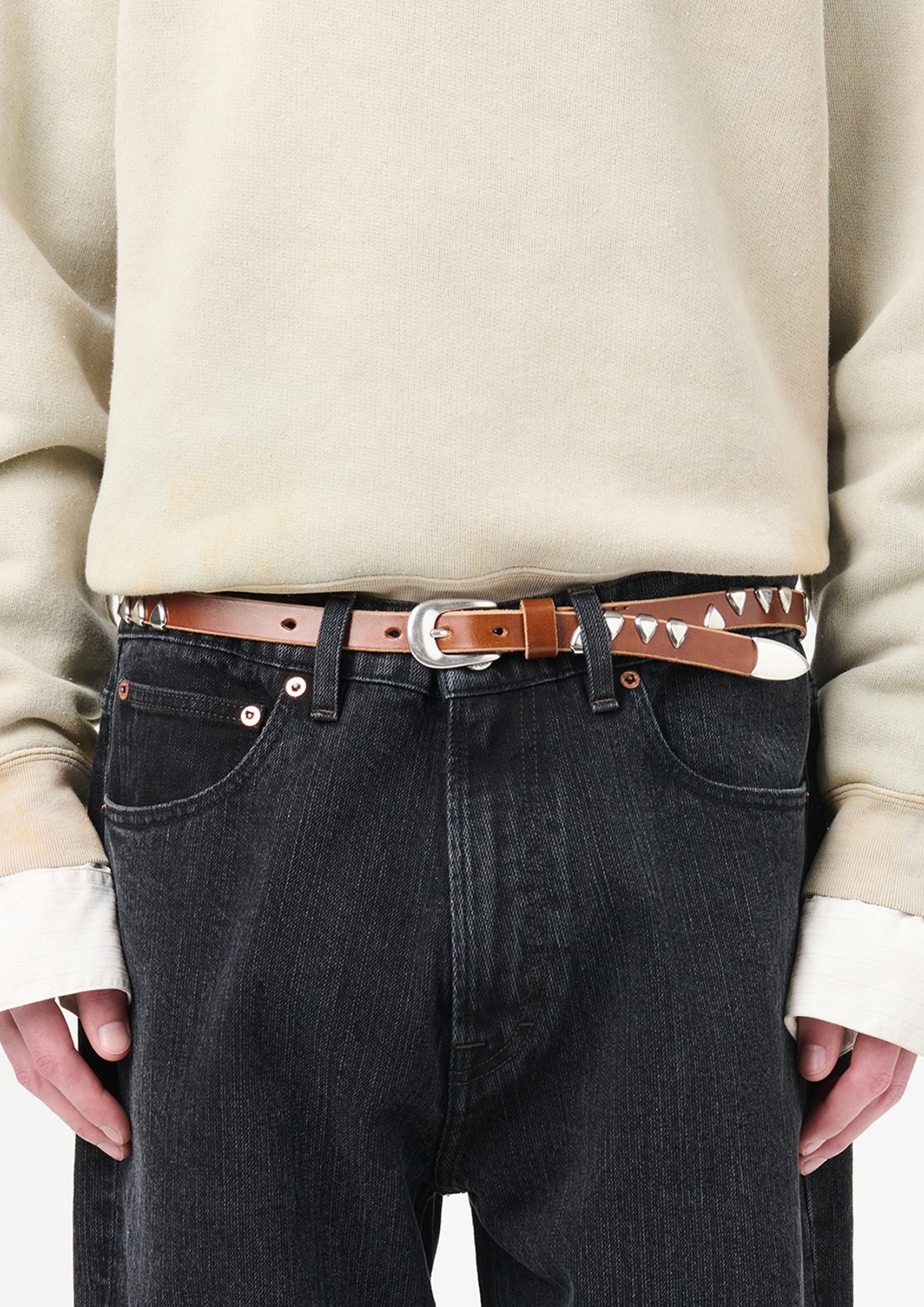 OUR LEGACY - 2 CM BELT CLAW HAZEL BRIDLE LEATHER – SOLAR MTP