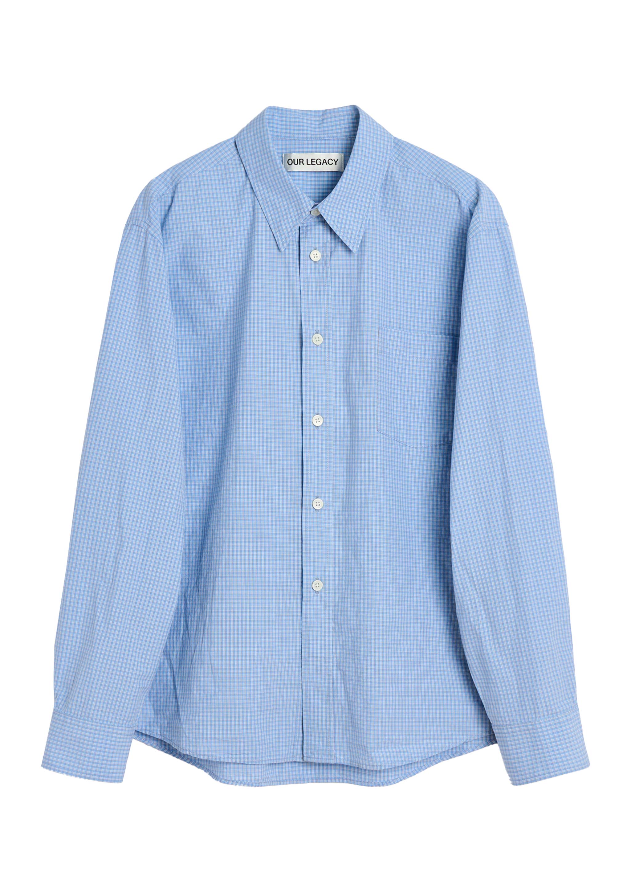 OUR LEGACY - BEYOND BD SHIRT MICRO CHIP CHECK SUPER POPLIN – SOLAR MTP