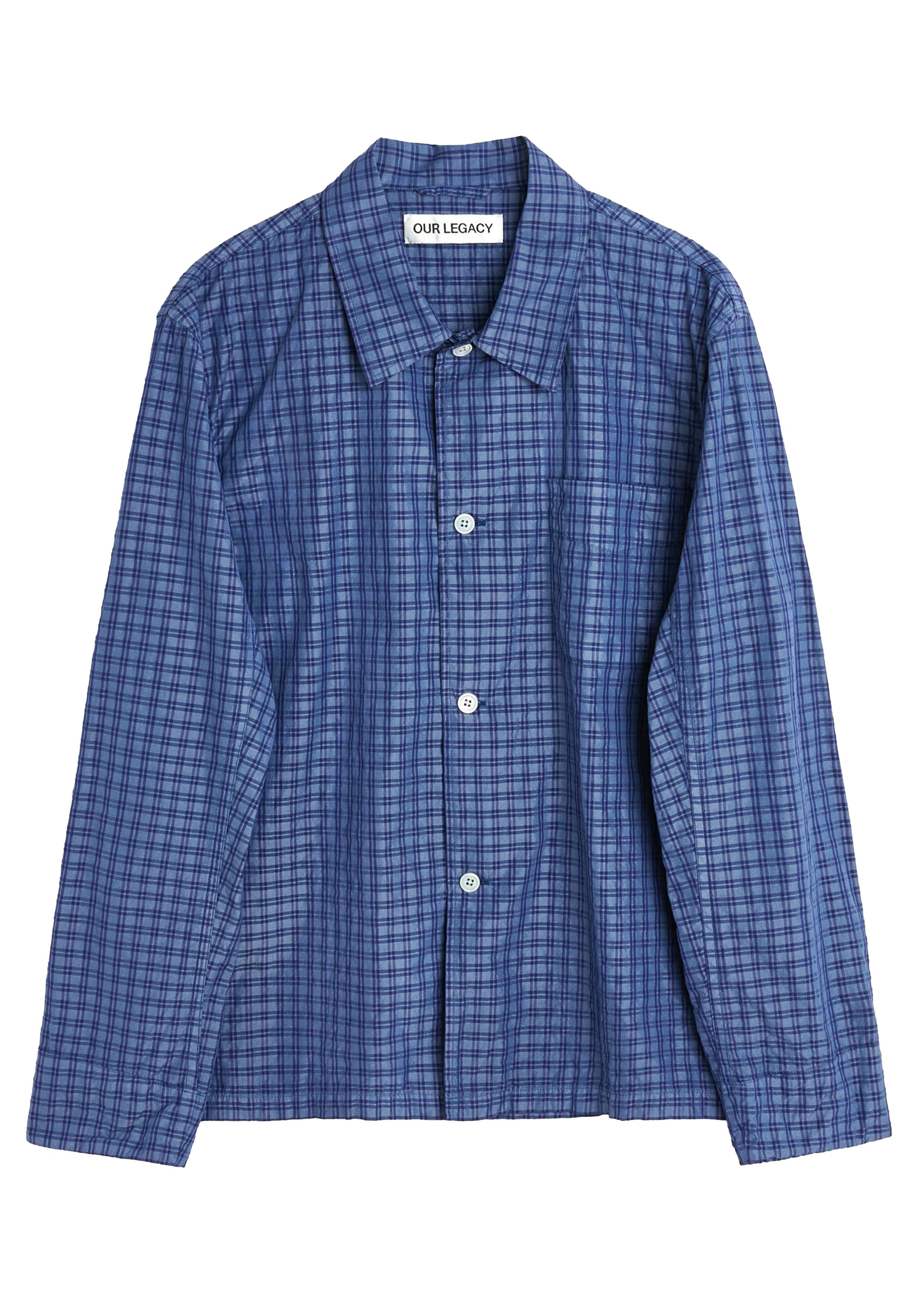 our legacy 25ss シャツ　KAHUNACHECK BLUE our legacy 25ss シャツ KAHUNACHECK BLUE - メルカリ