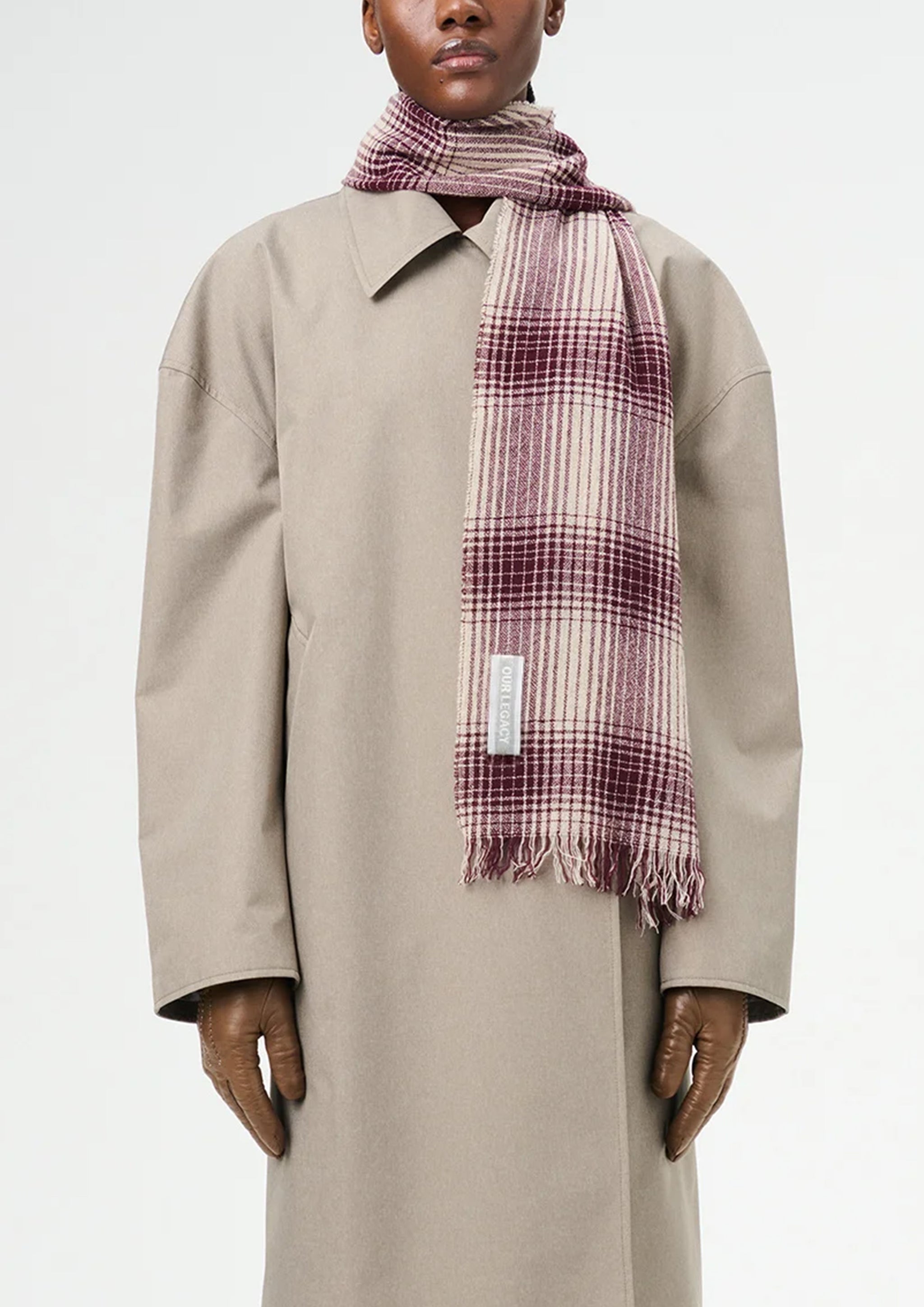 OUR LEGACY - COTTAGE SCARF RESOLUTION CHECK WOOL – SOLAR MTP