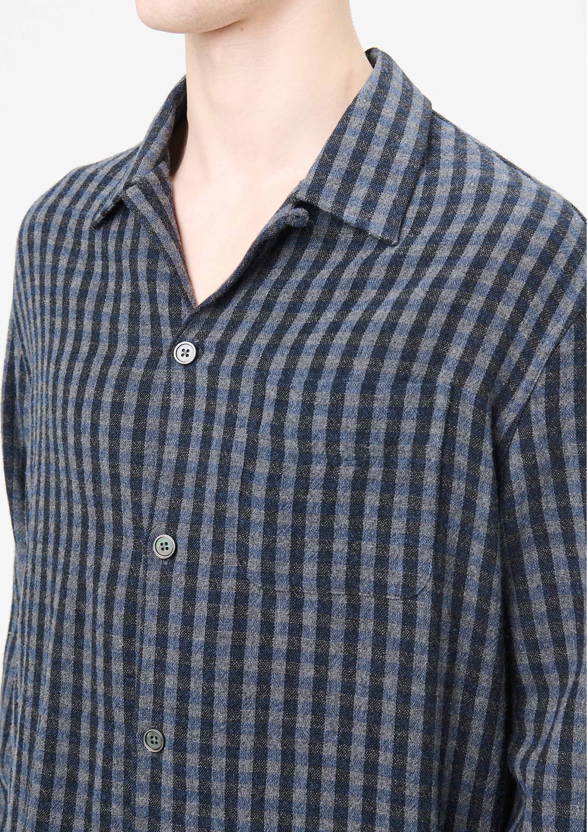 OUR LEGACY - HEUSEN SHIRT PRINCIPAL CHECK RURAL WOOL – SOLAR MTP
