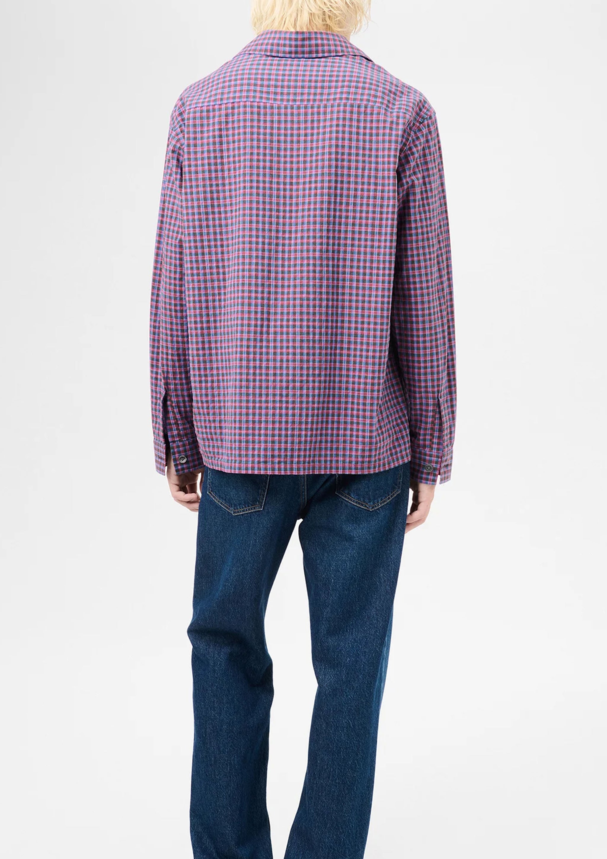 シャツ HUECLOSET Before Sunset Check Shirt SE120 Rhythm Linen Check Shirt | PacSun