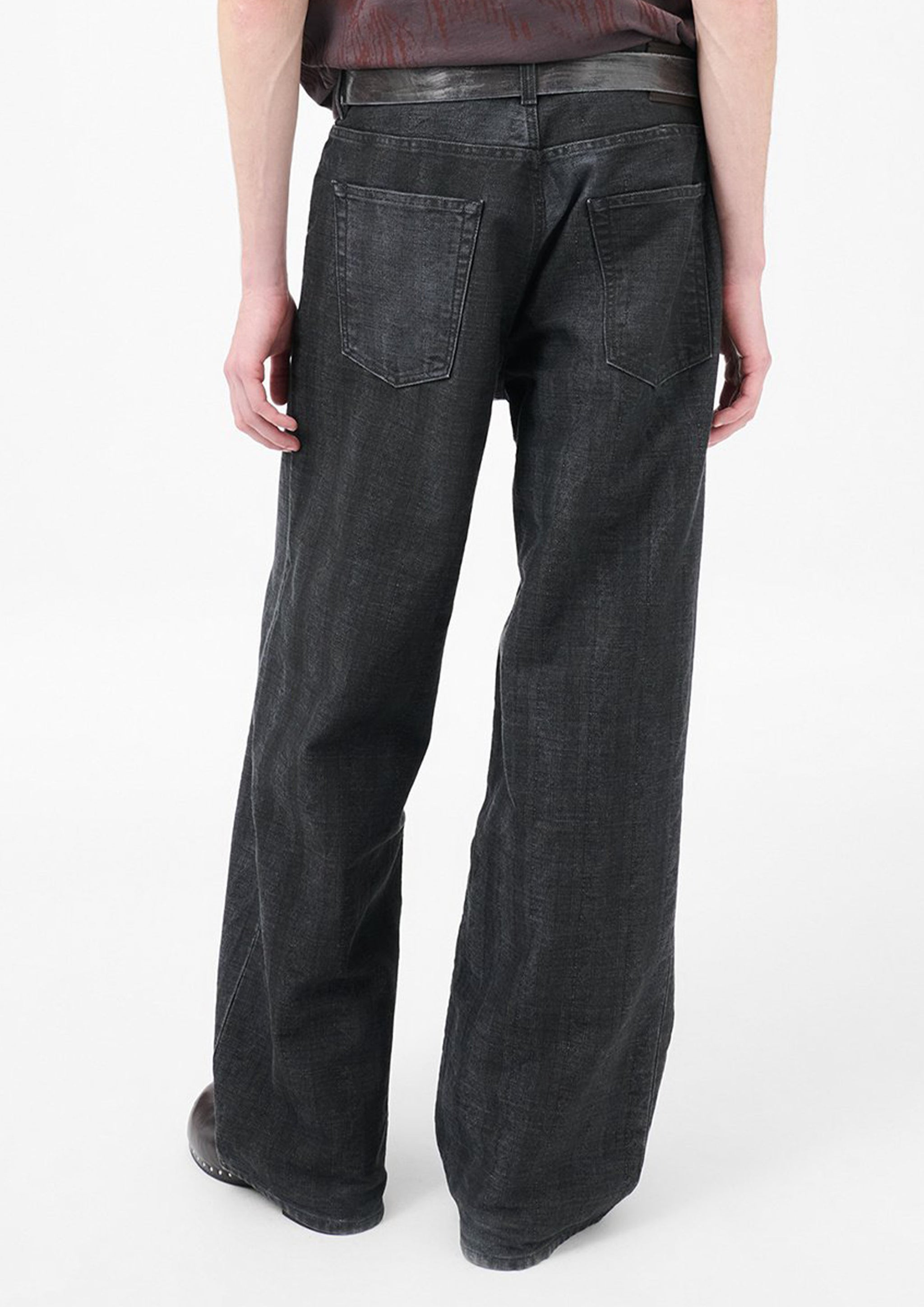 OUR LEGACY - VAST CUT BLACK COATED HERRINGBONE – SOLAR MTP