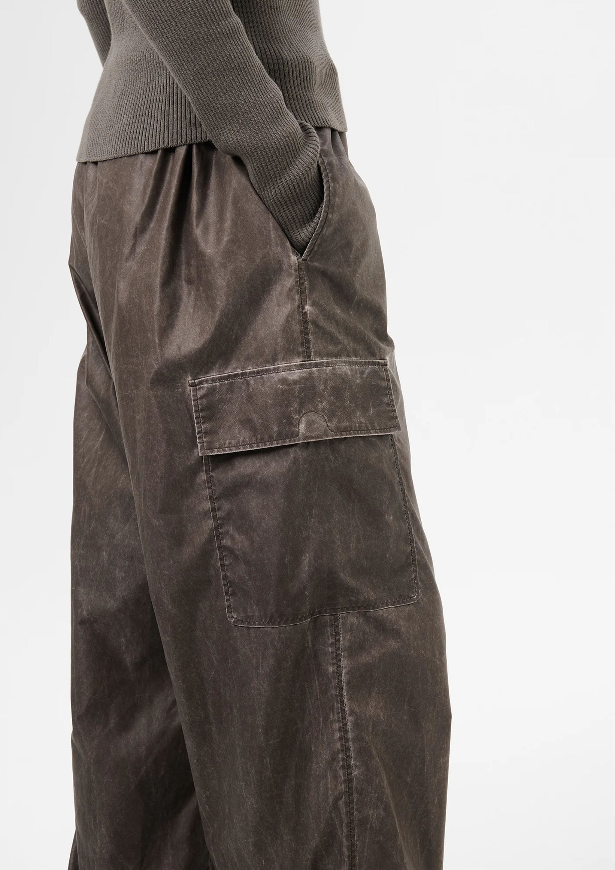 パンツ Our Legaay WAY TROUSER Brown Wash Out Our Legacy - Way Trouser Brown Wash Out Nylon