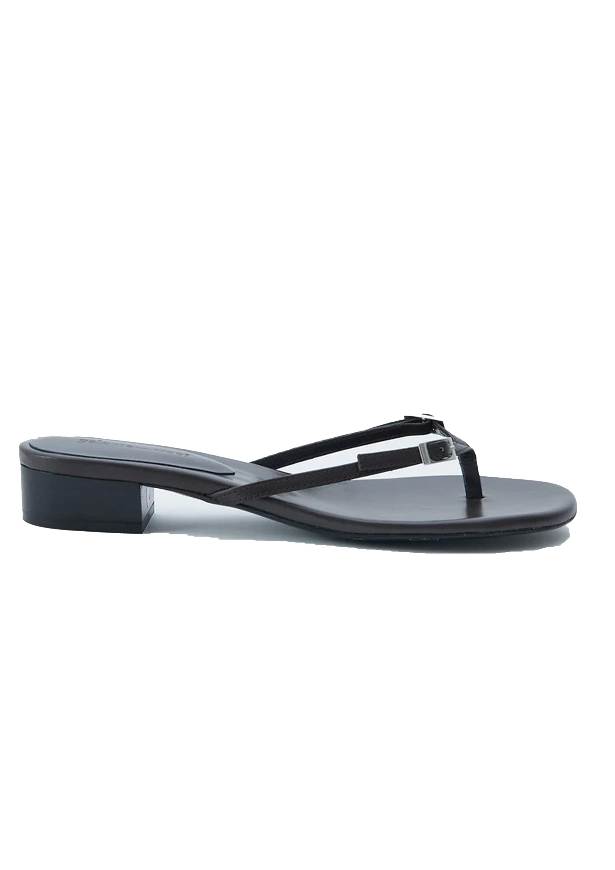 【関税込み】Paloma Wool ブラウン Mica サンダル MICA-Brown thong sandal with two small adjustable buckles