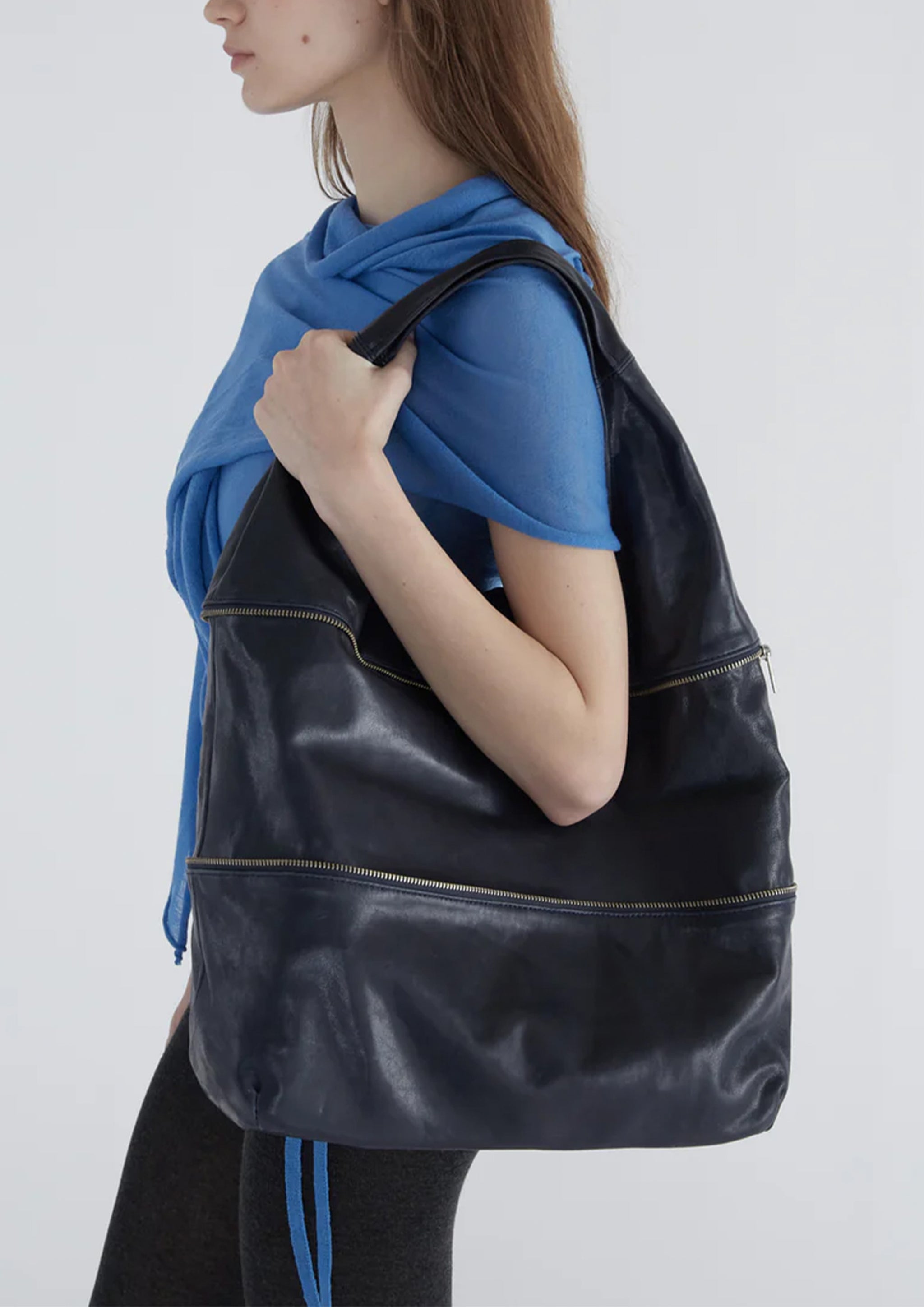PALOMA WOOL - RIBA ZIP GREYISH BLUE – SOLAR MTP