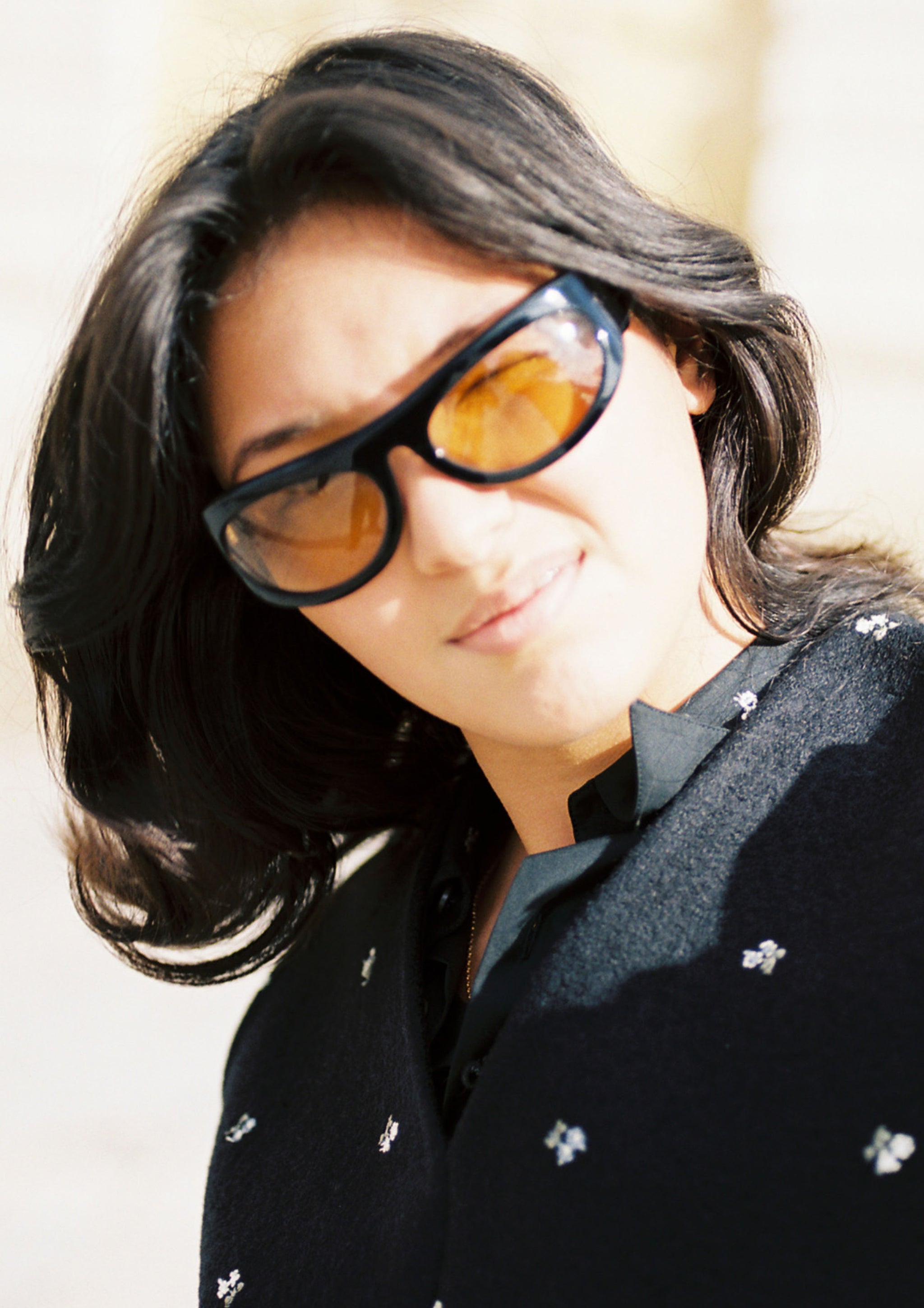 小物 PORT TANGER Sabea \"AMBER LENS\" Port Tanger Sabea black/amber · Hello Glasses