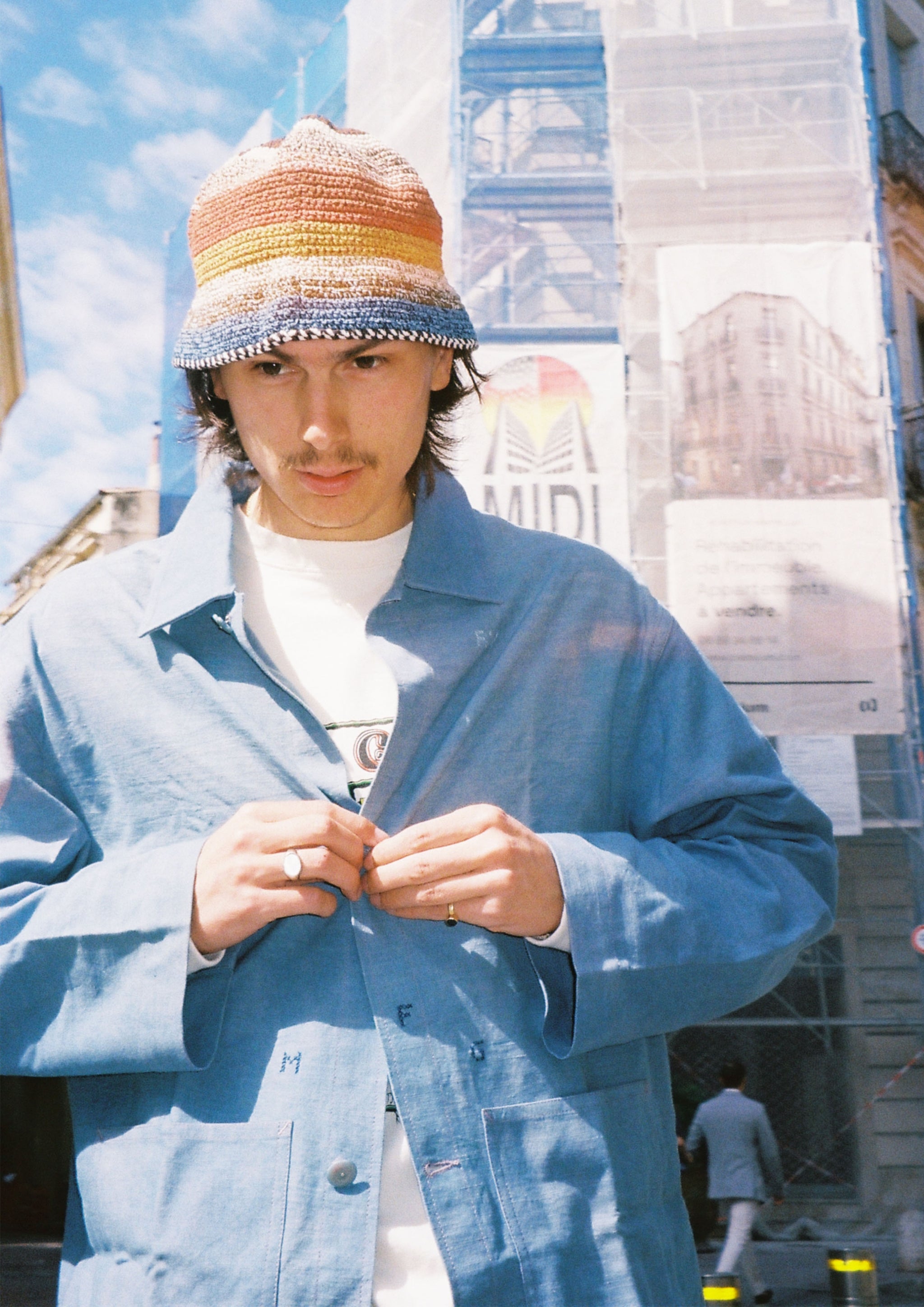 新発売の ON SHORT - MFG STORY TIME MTP SOLAR – SAMPLER PURPLE JACKET ジャケット・アウター