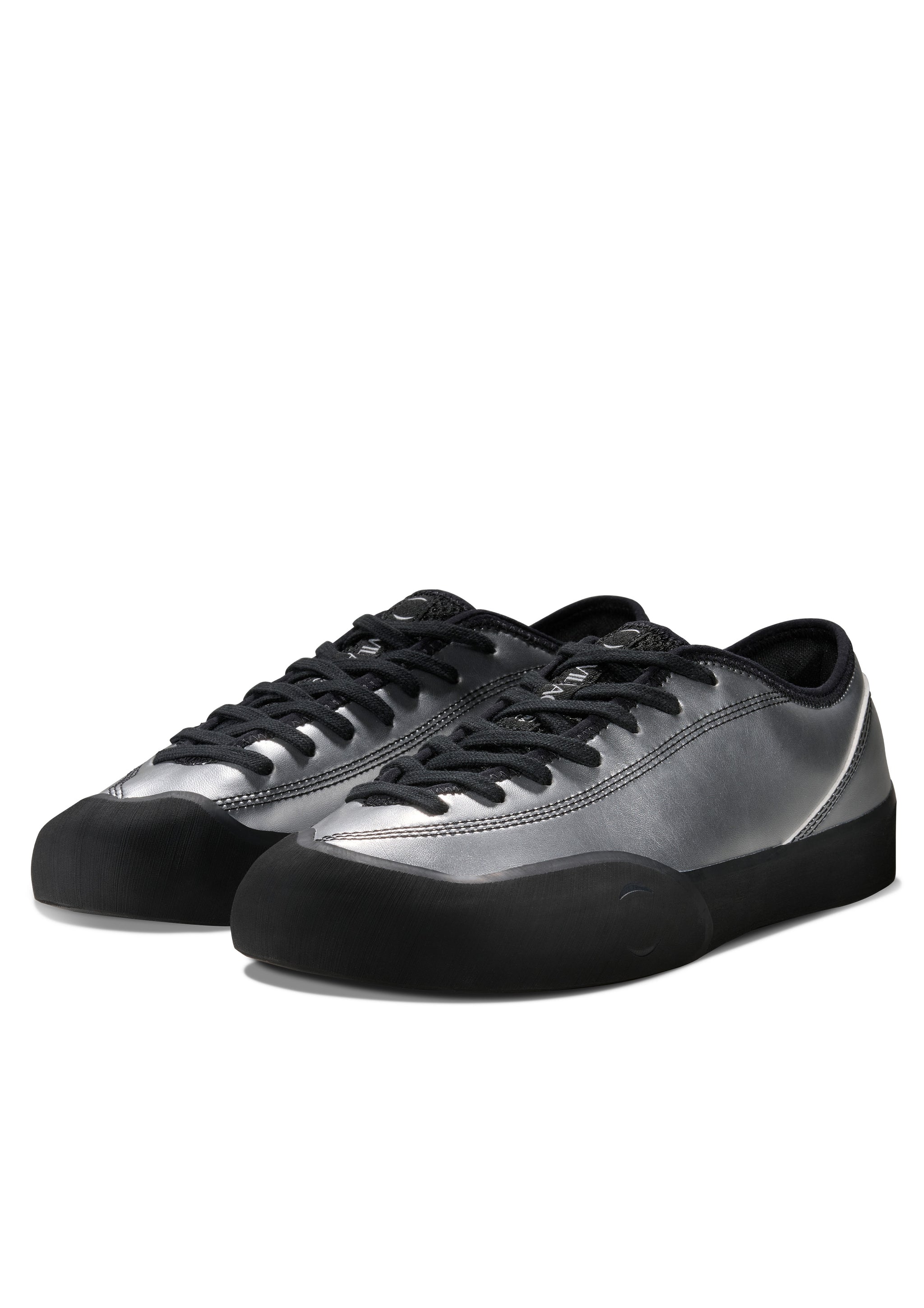 靴 VILLAGE PM 1.30 Silver/Natural Bk 27cm VILLAGE PM - 1.30 PM / SILVER - NATURAL BLACK / LEATHER