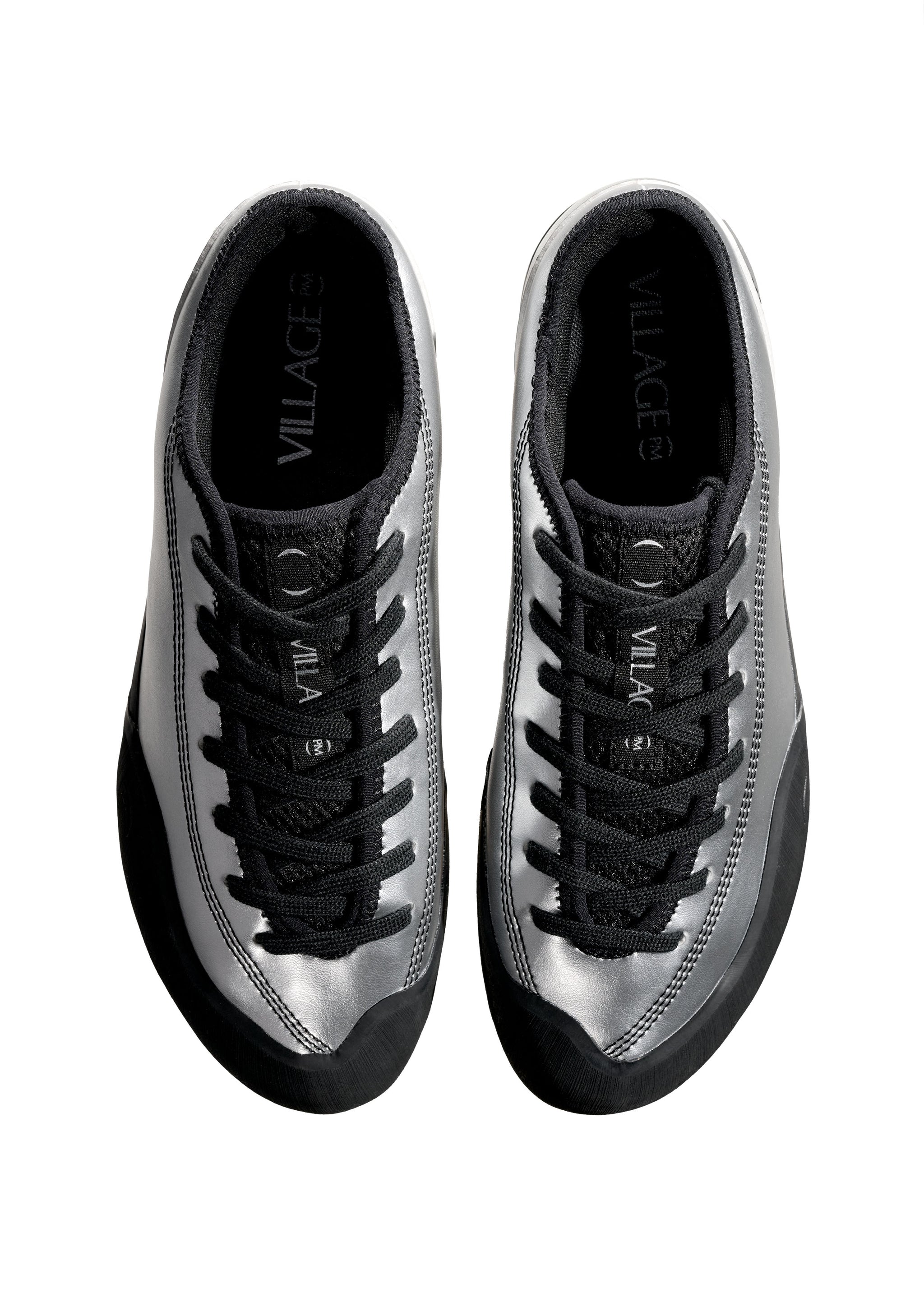 靴 VILLAGE PM 1.30 Silver/Natural Bk 27cm VILLAGE PM - 1.30 PM / SILVER - NATURAL BLACK / LEATHER