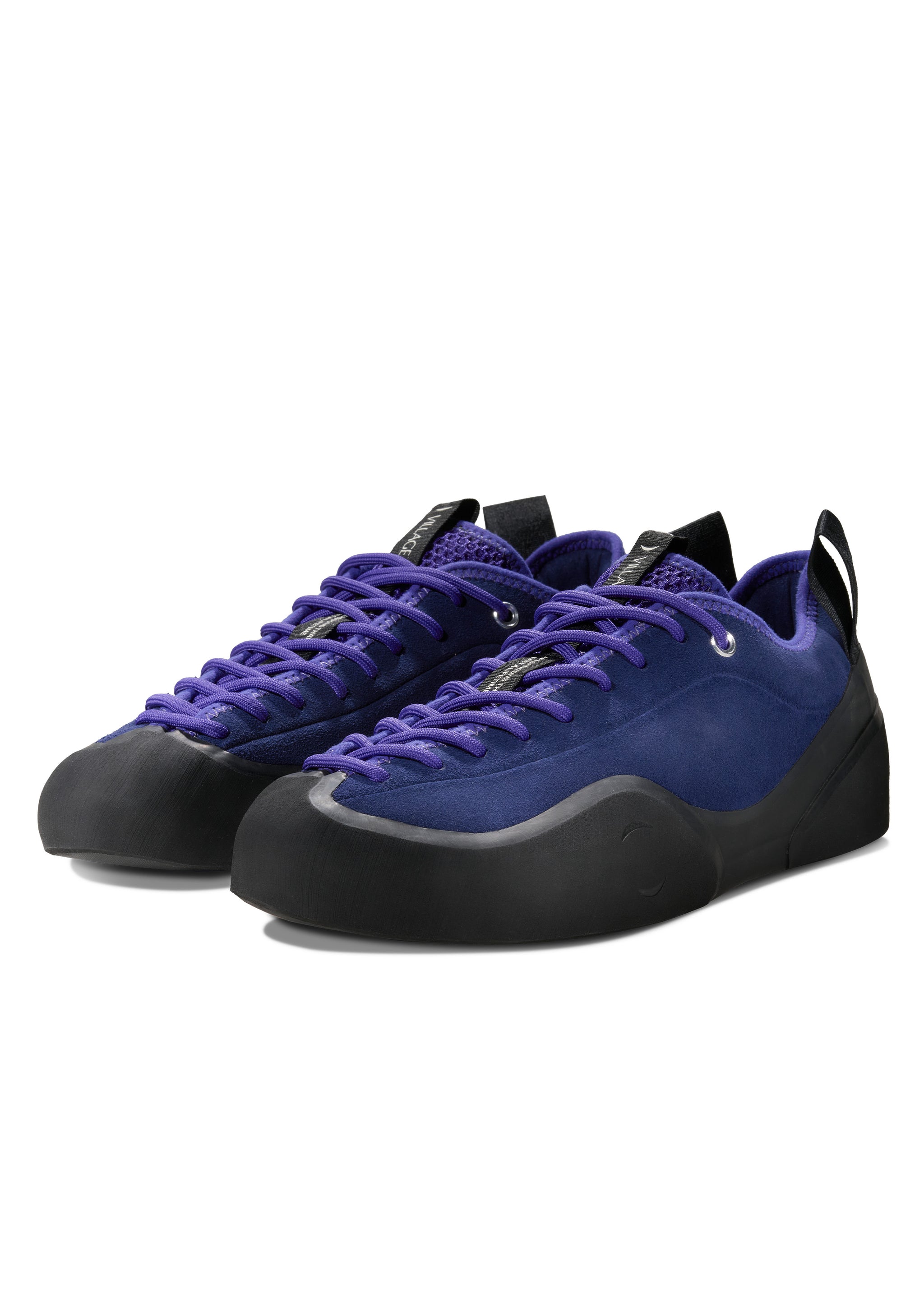 VILLAGE PM - 1 PM / NAVY - PURPLE - NATURAL BLACK / LEATHER SUEDE