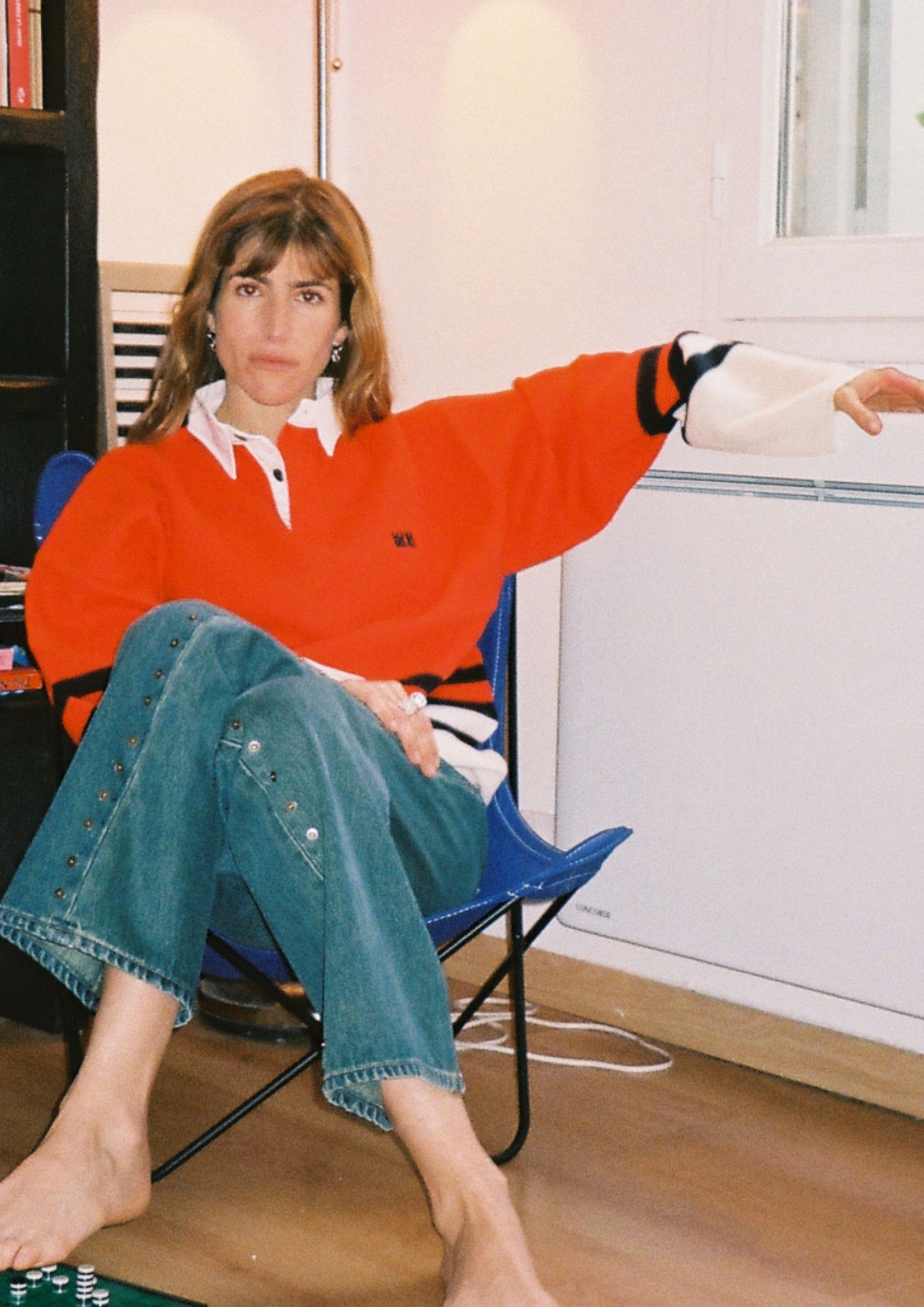 WALES BONNER - CYPHER POLO RED – SOLAR MTP