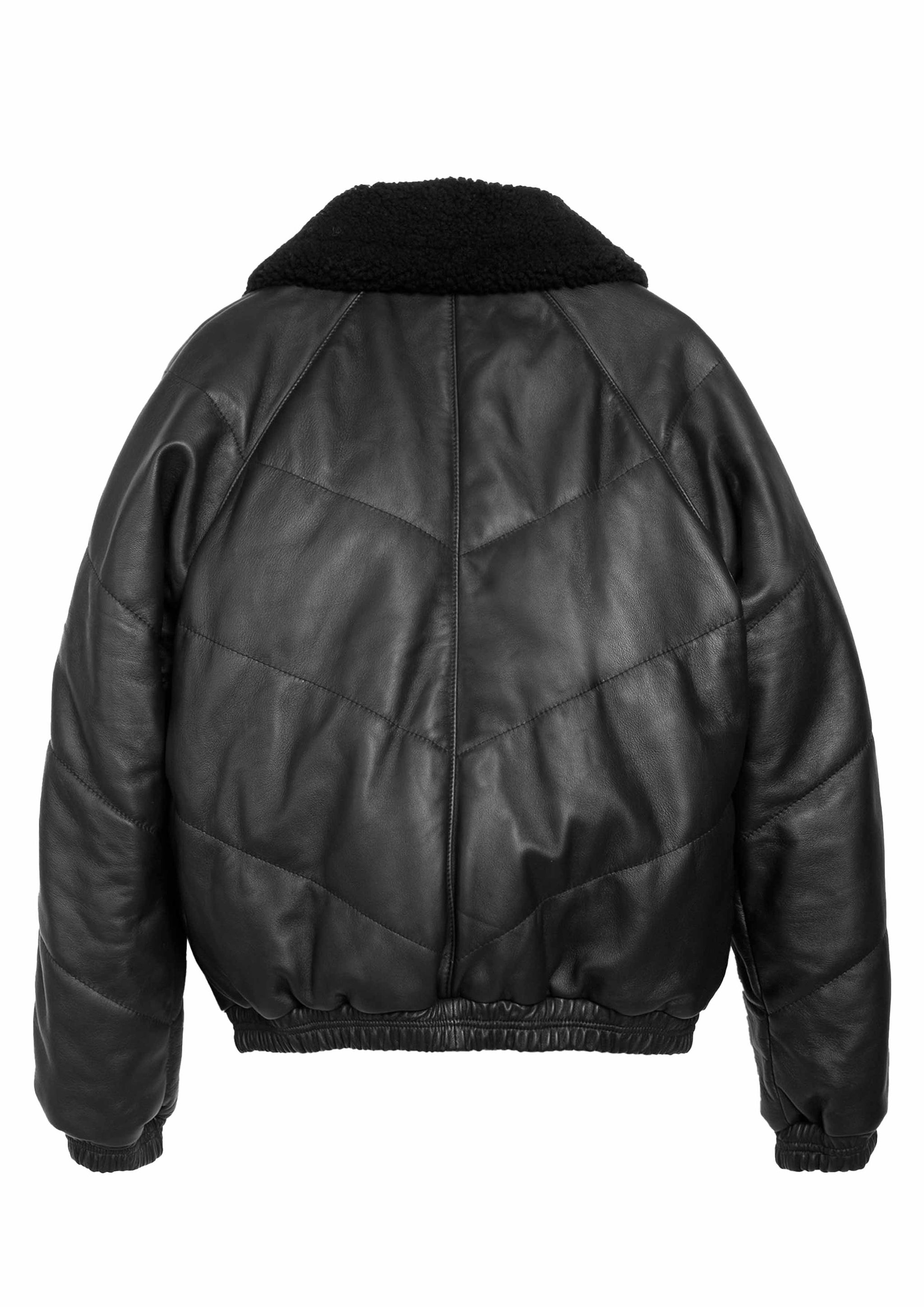 YMC - KOOL HERC WADDED LEATHER JACKET BLACK – SOLAR MTP