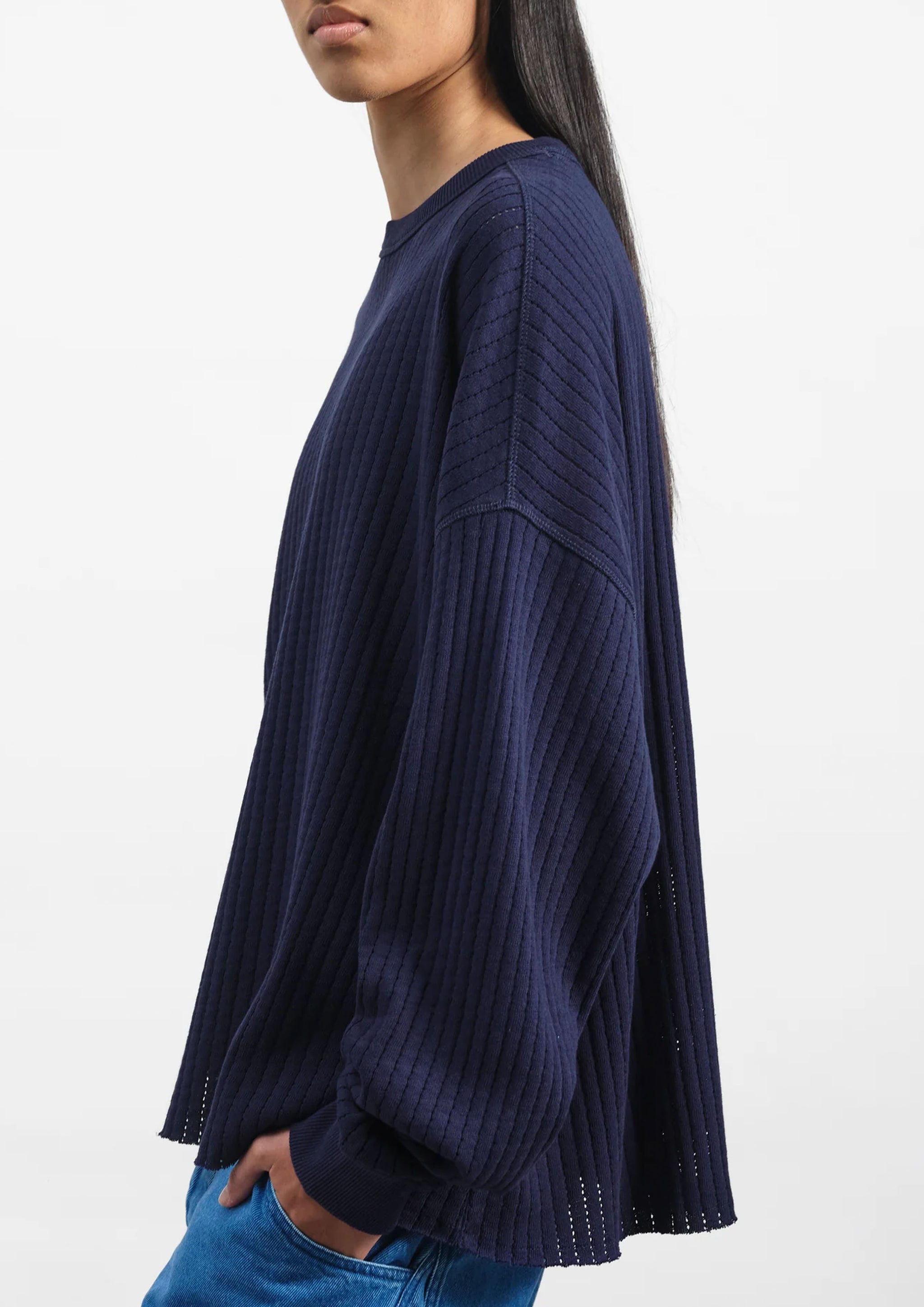 YMC - STUDIO SWEATSHIRT NAVY – SOLAR MTP