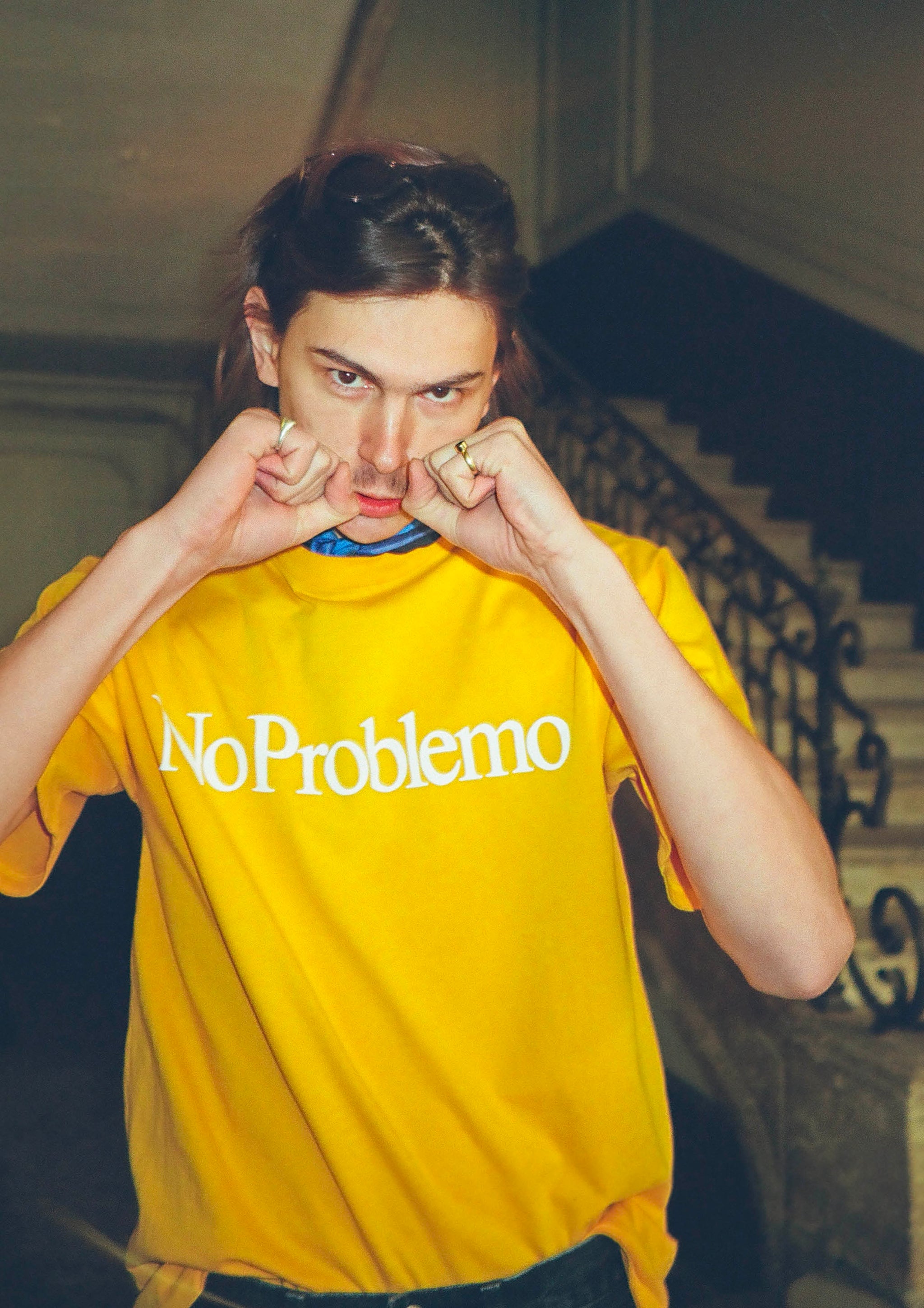 ARIES - NO PROBLEMO SS TEE MUSTARD – SOLAR MTP