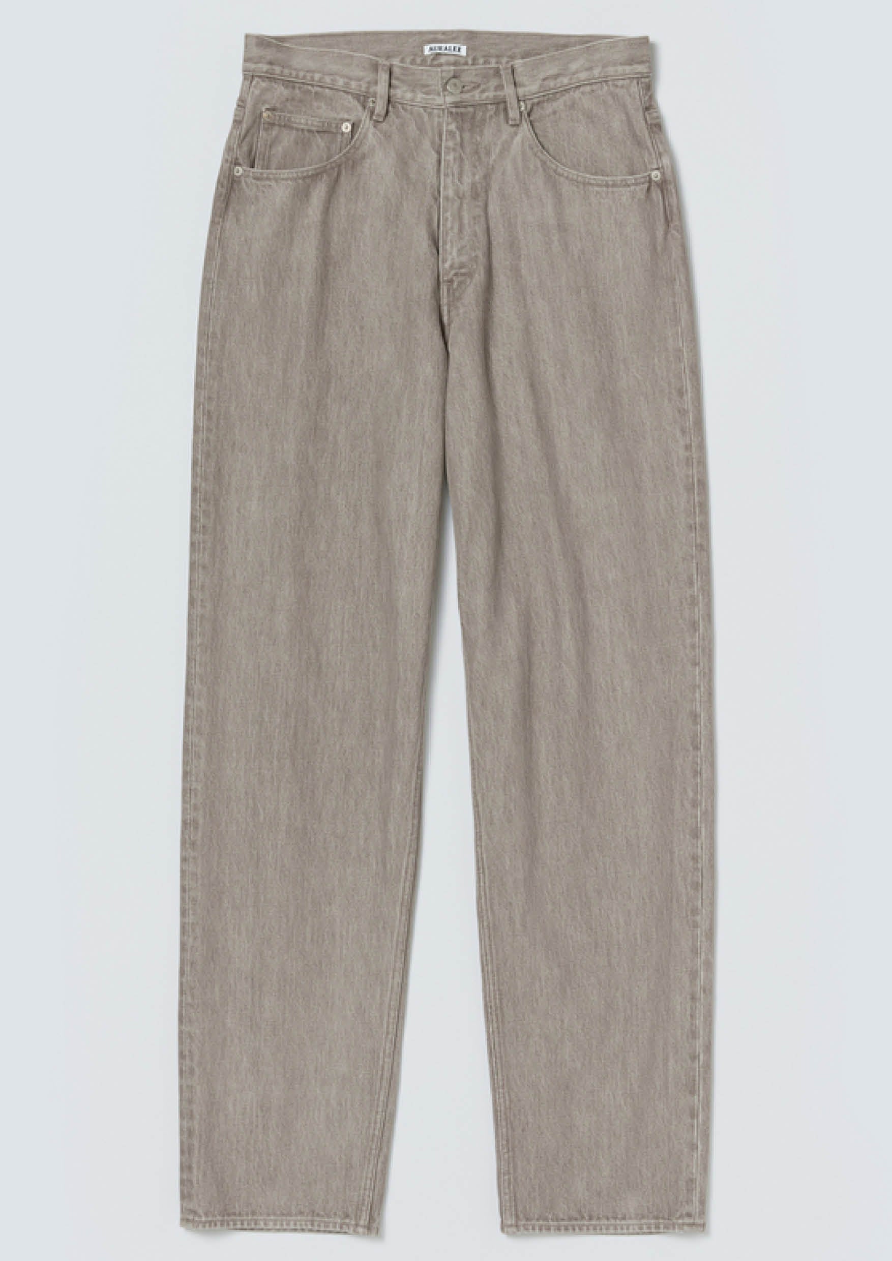 パンツ HARD TWIST FADED BROWN DENIM 5P PANTS AURALEE - HARD TWIST FADED BROWN DENIM 5P PANTS – SOLAR MTP