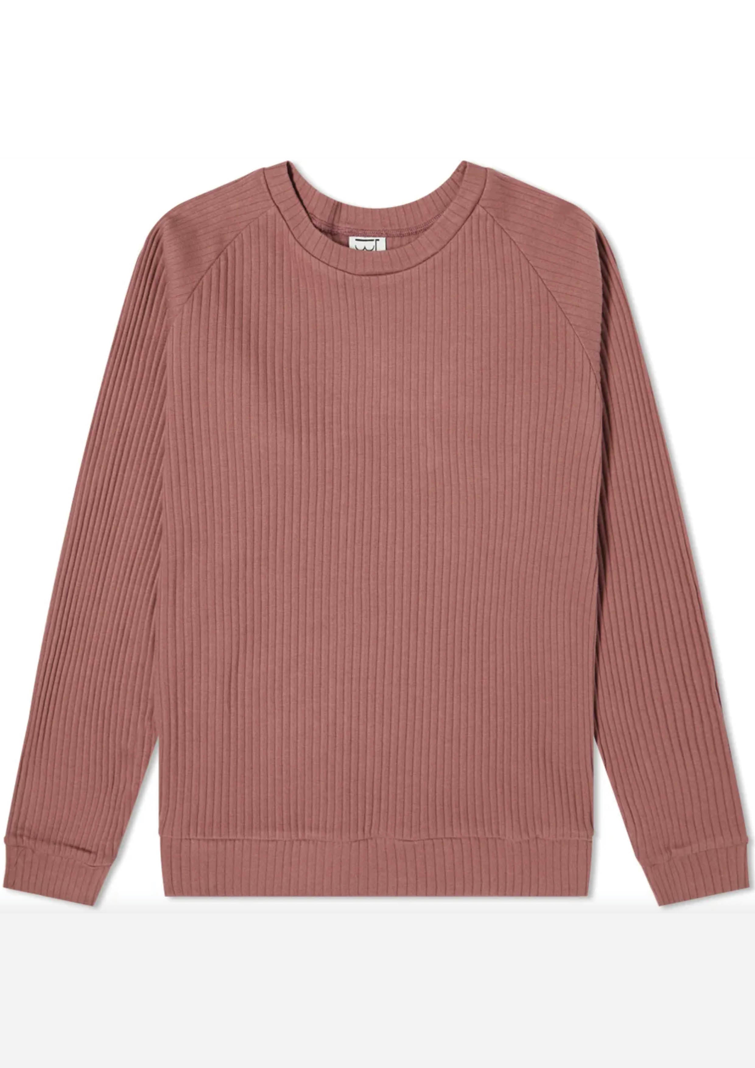 BASERANGE - BASIC SWEAT RIB FLEECE CUKA BROWN – SOLAR MTP