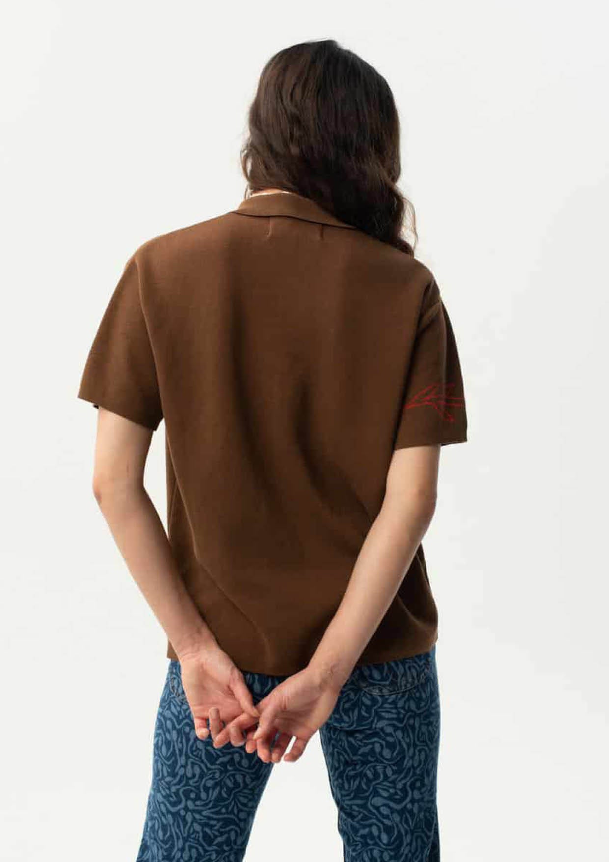 CARNE BOLLENTE - UPSIDE DOWN POLO BROWN – SOLAR MTP