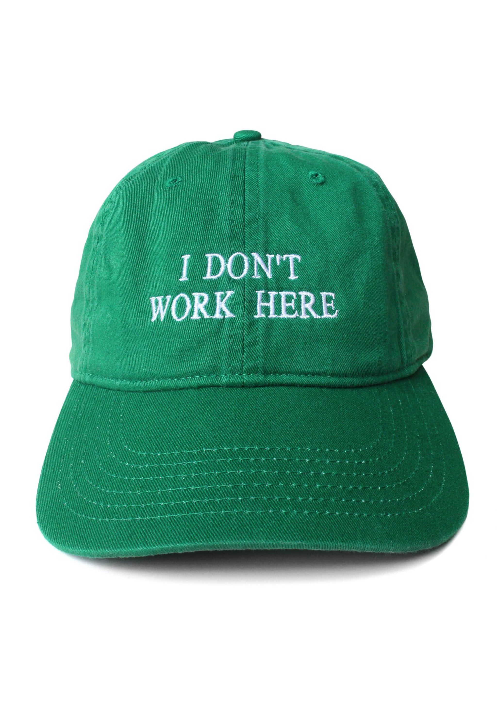 IDEA - SORRY I DON'T WORK HERE CAP GREEN – SOLAR MTP