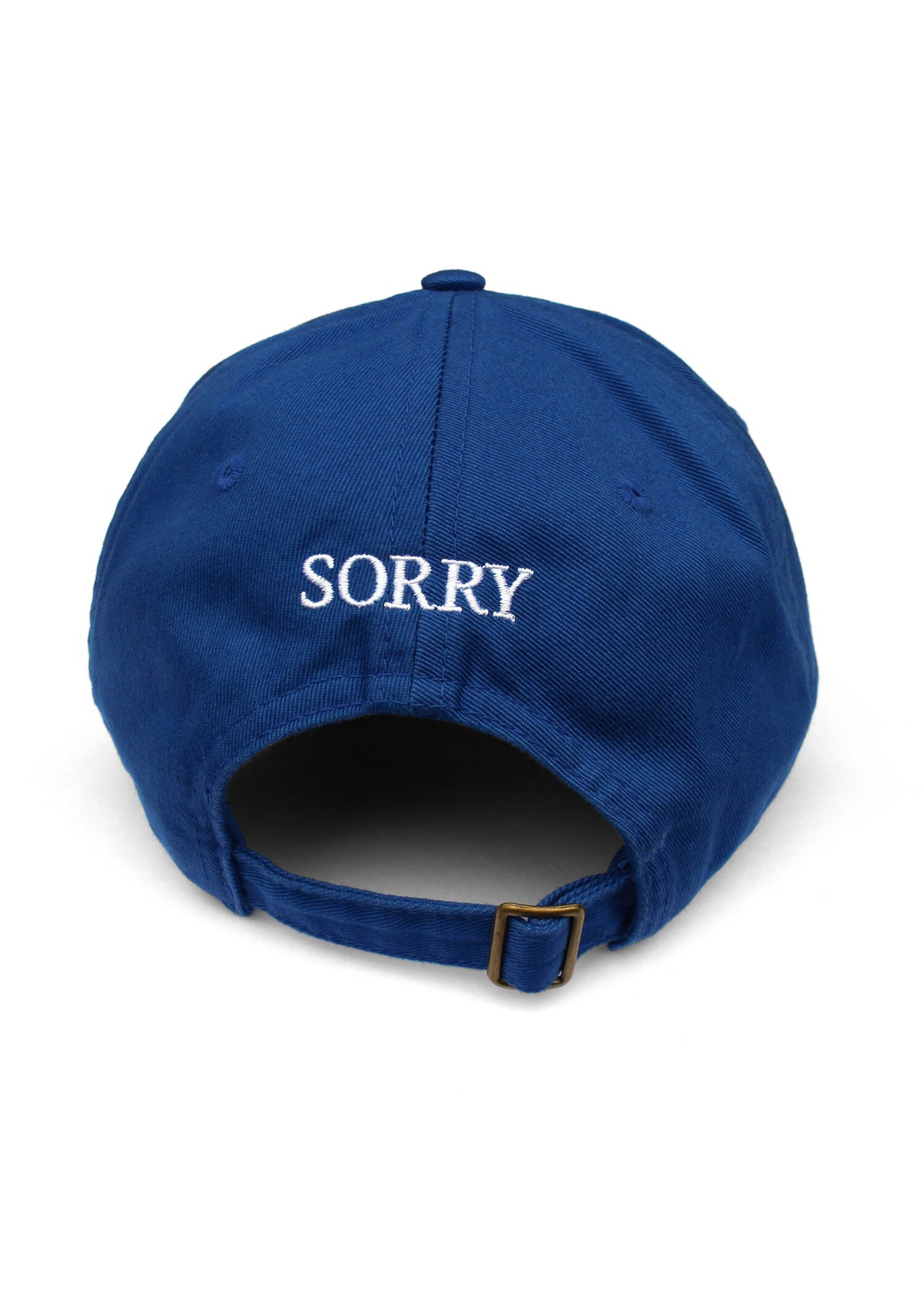 最安価格 HERE WORK DON'T I SORRY - IDEA CAP MTP SOLAR – BLUE 帽子