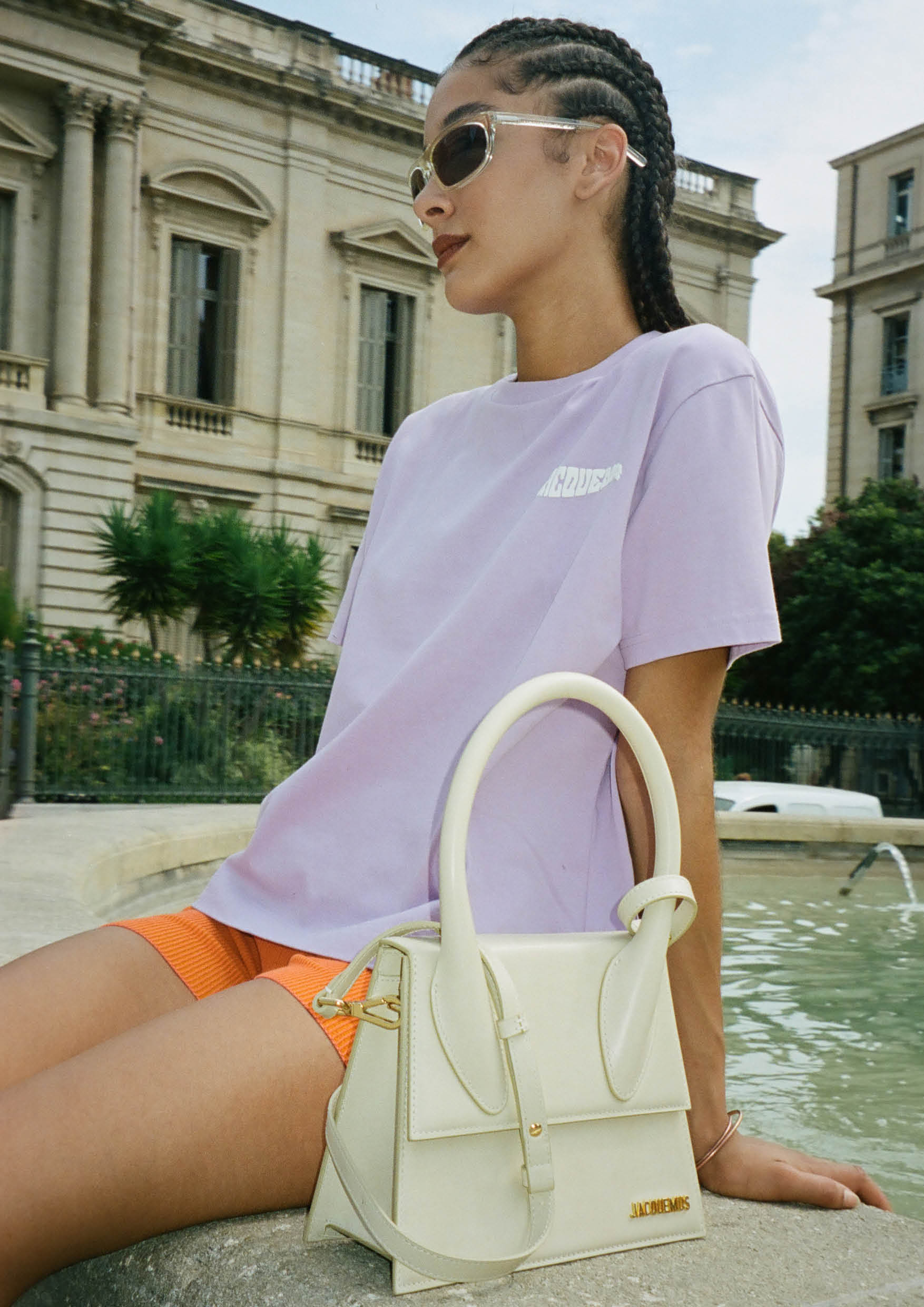JACQUEMUS LE T SHIRT CAMARGUE LILAC