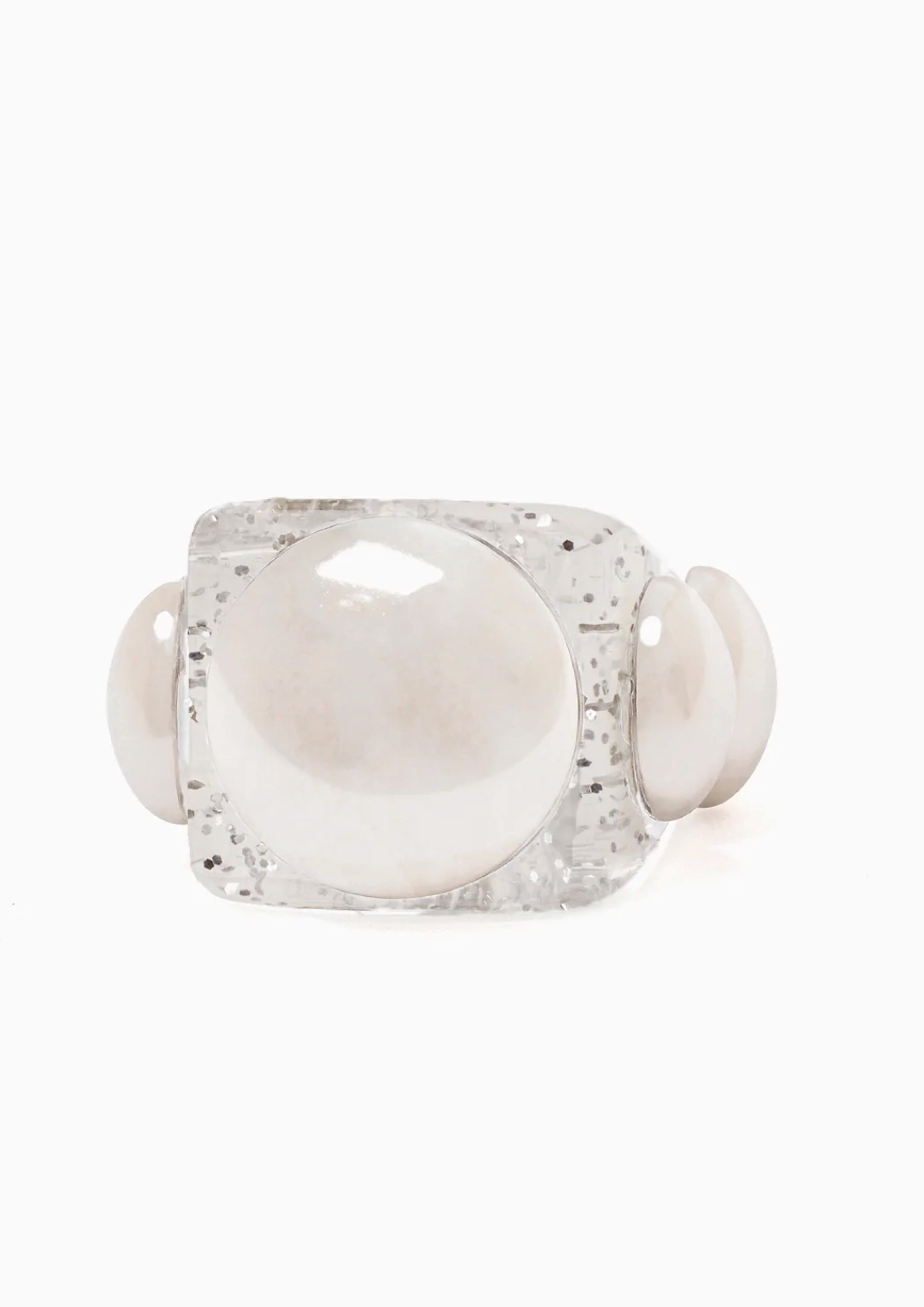 La manso white shop ring