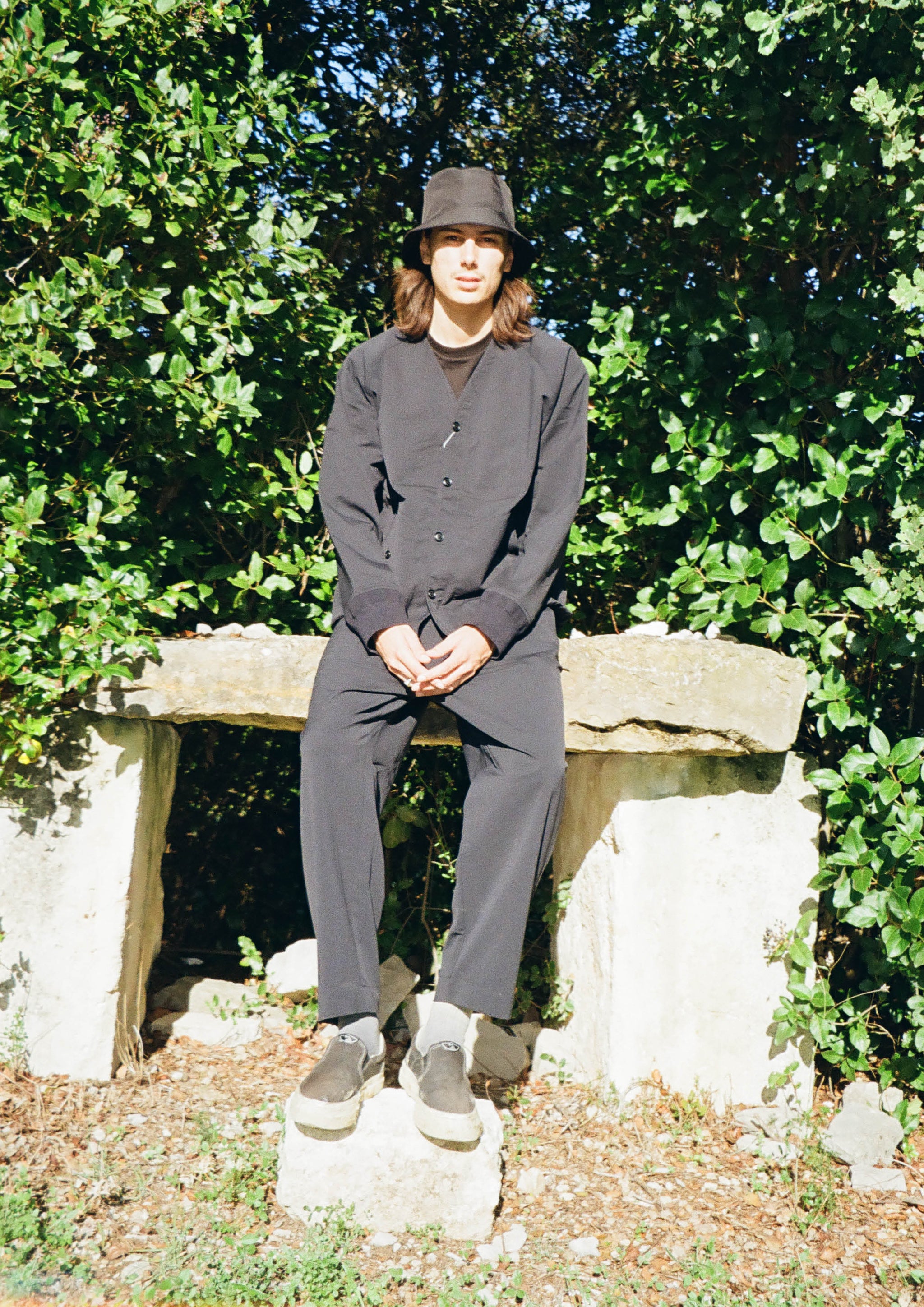 NANAMICA - ALPHADRY CARDIGAN BLACK – SOLAR MTP