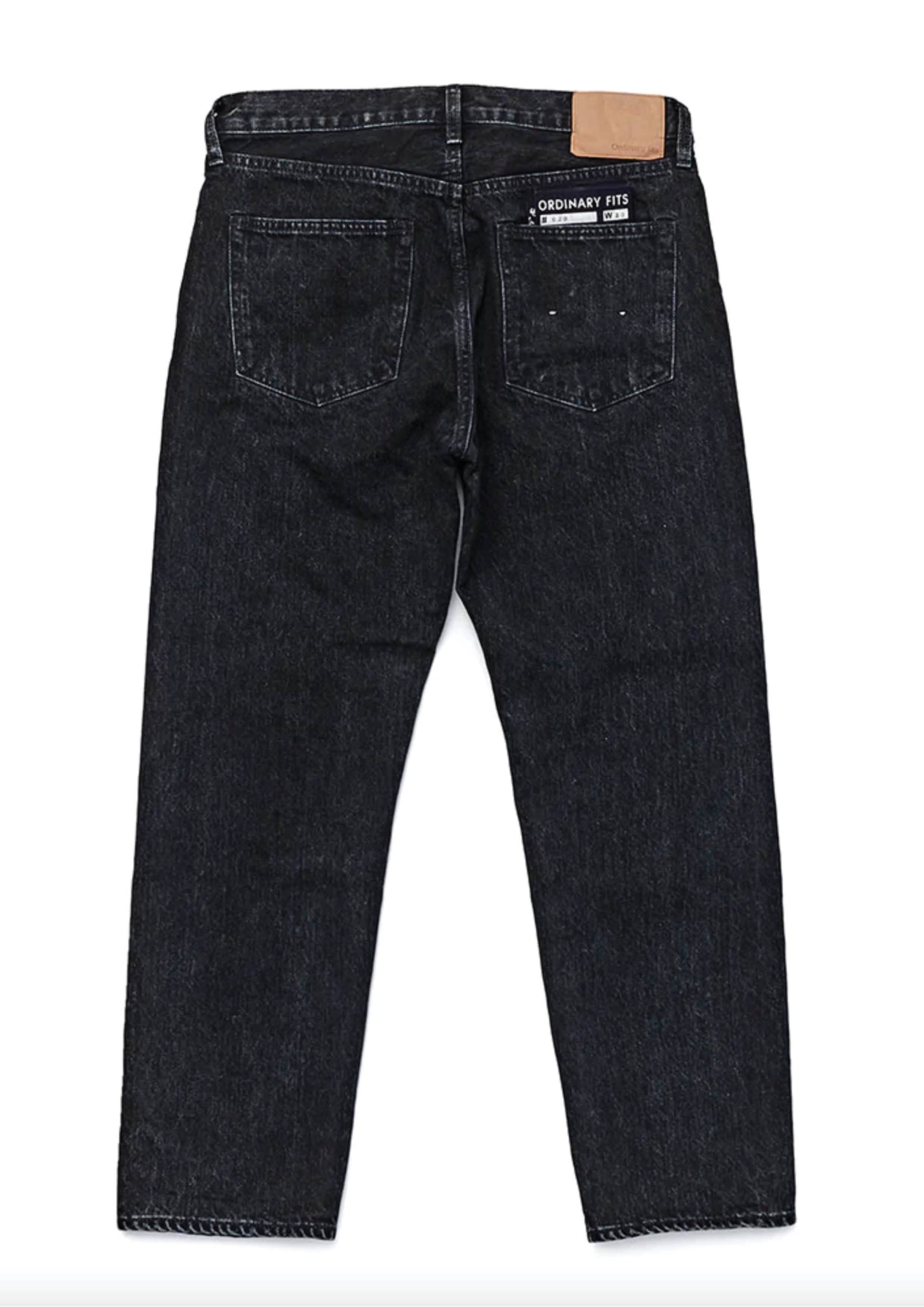（訳ありセール 格安） LONG DENIM ANKLE - FITS ORDINARY BLACK MTP SOLAR – Pants