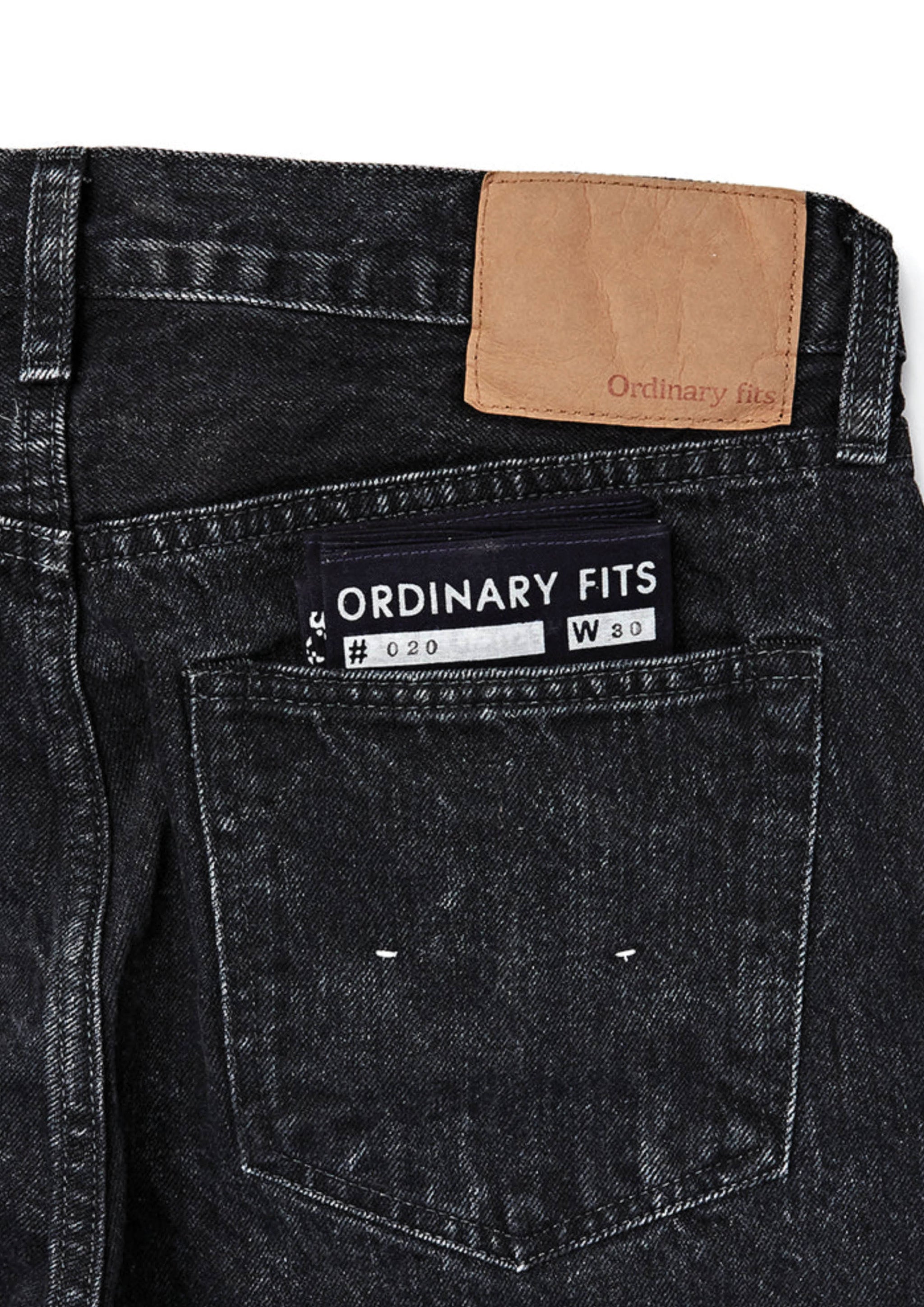 ORDINARY FITS - ANKLE DENIM USED BLACK – SOLAR MTP
