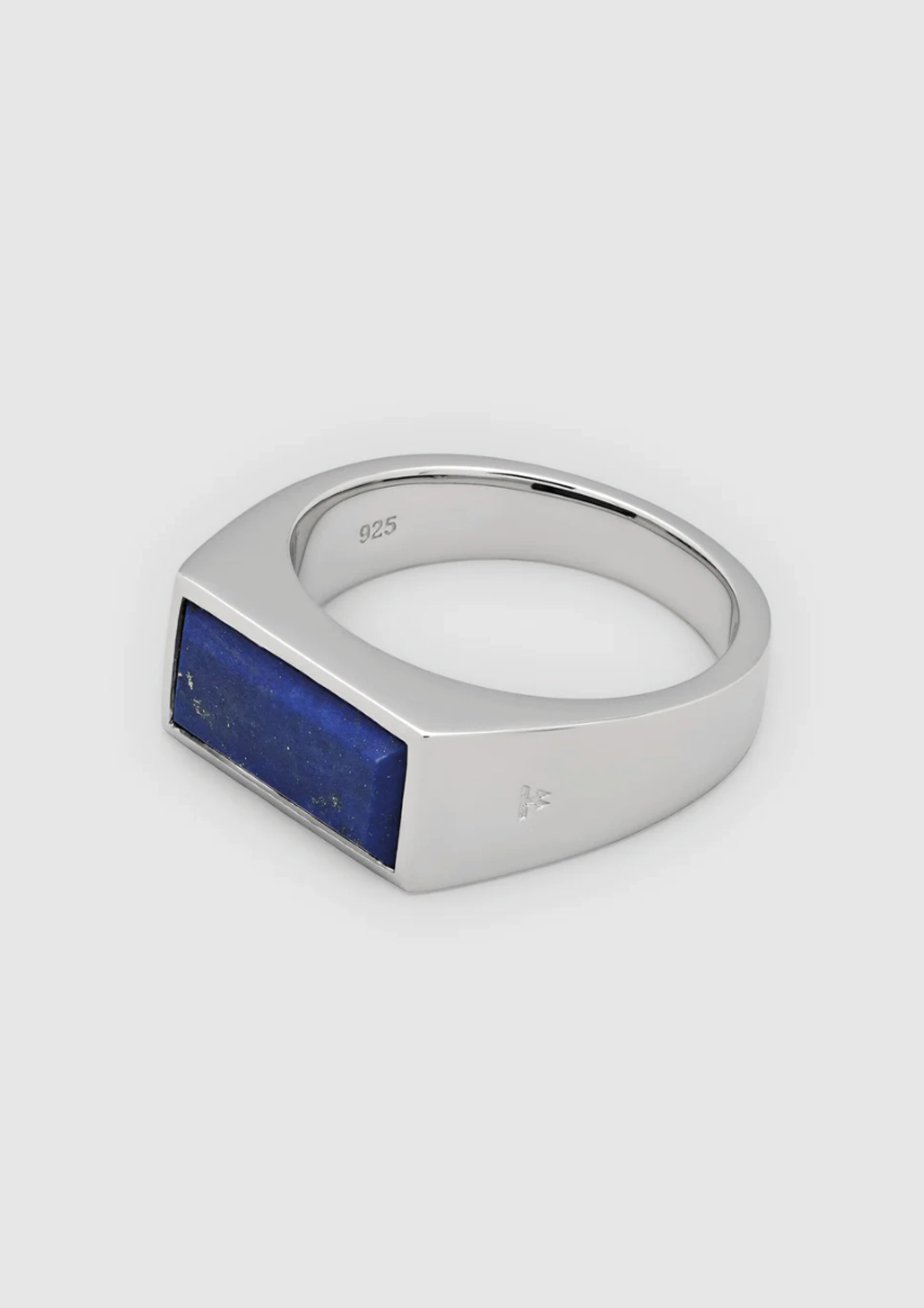 TOM WOOD Lizzie Ring Blue Lapis 58 シルバー Mens Fashion 【公式通販】