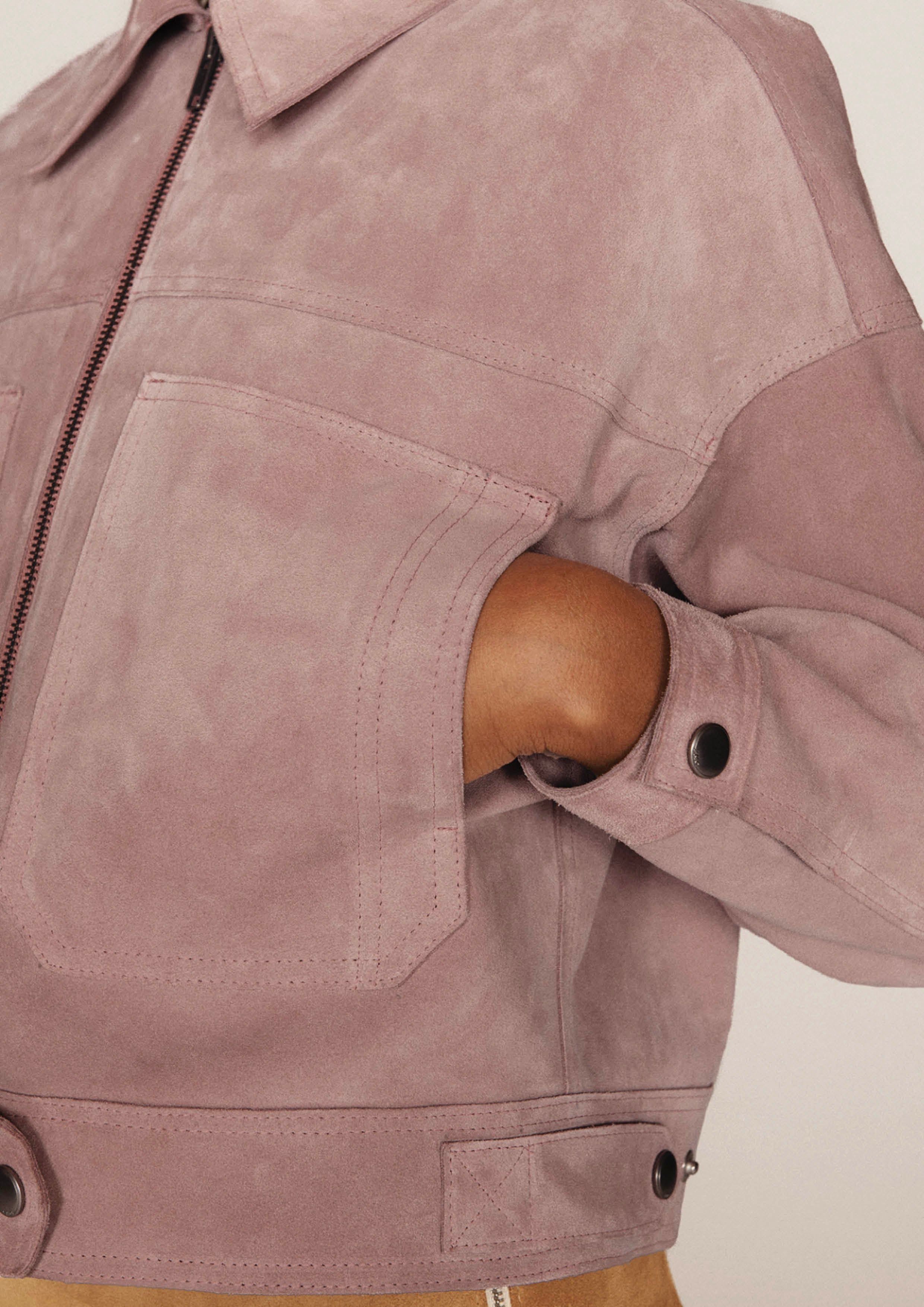 YMC - STEVIE SUEDE JACKET PINK – SOLAR MTP